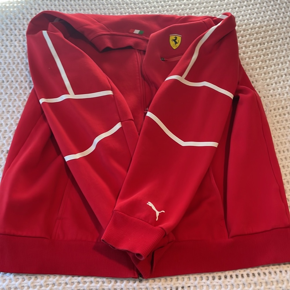 Mens puma Ferrari Track Jacket - Picture 4 of 12